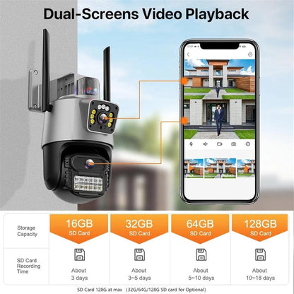 Telecamera PTZ 4K – Tracciamento Automatico e Visione Notturna