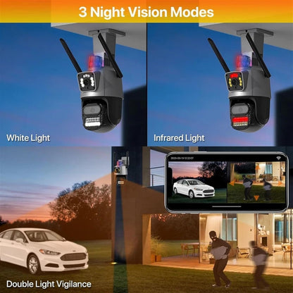 Telecamera PTZ 4K – Tracciamento Automatico e Visione Notturna