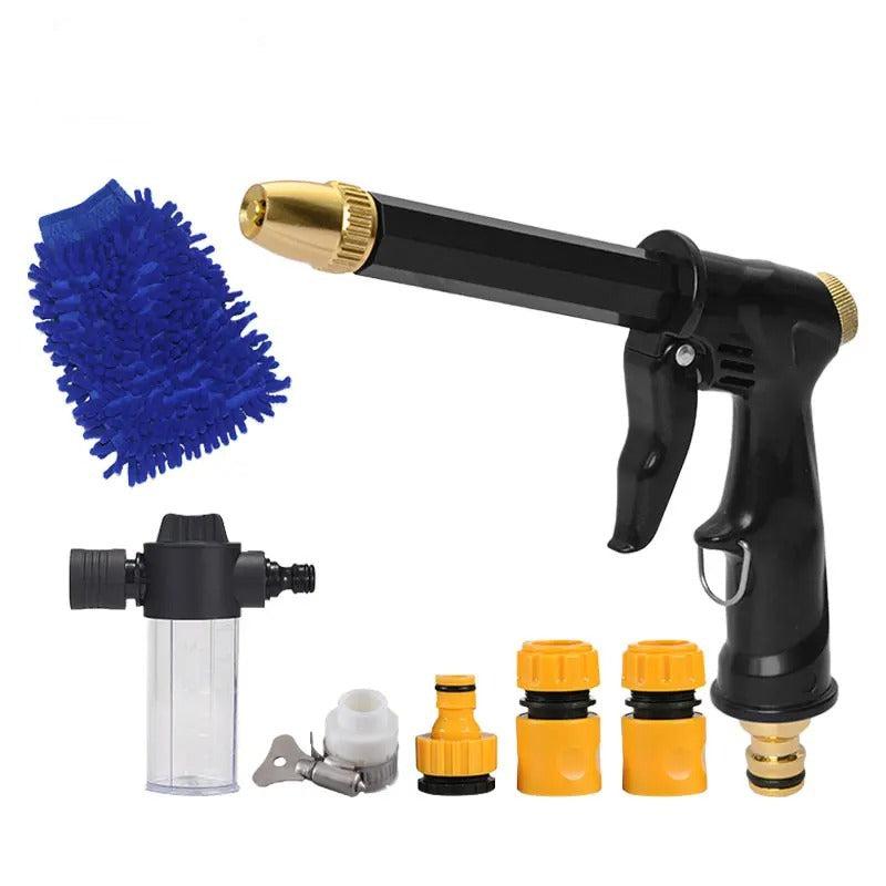 High pressure gun for car cleaning kit