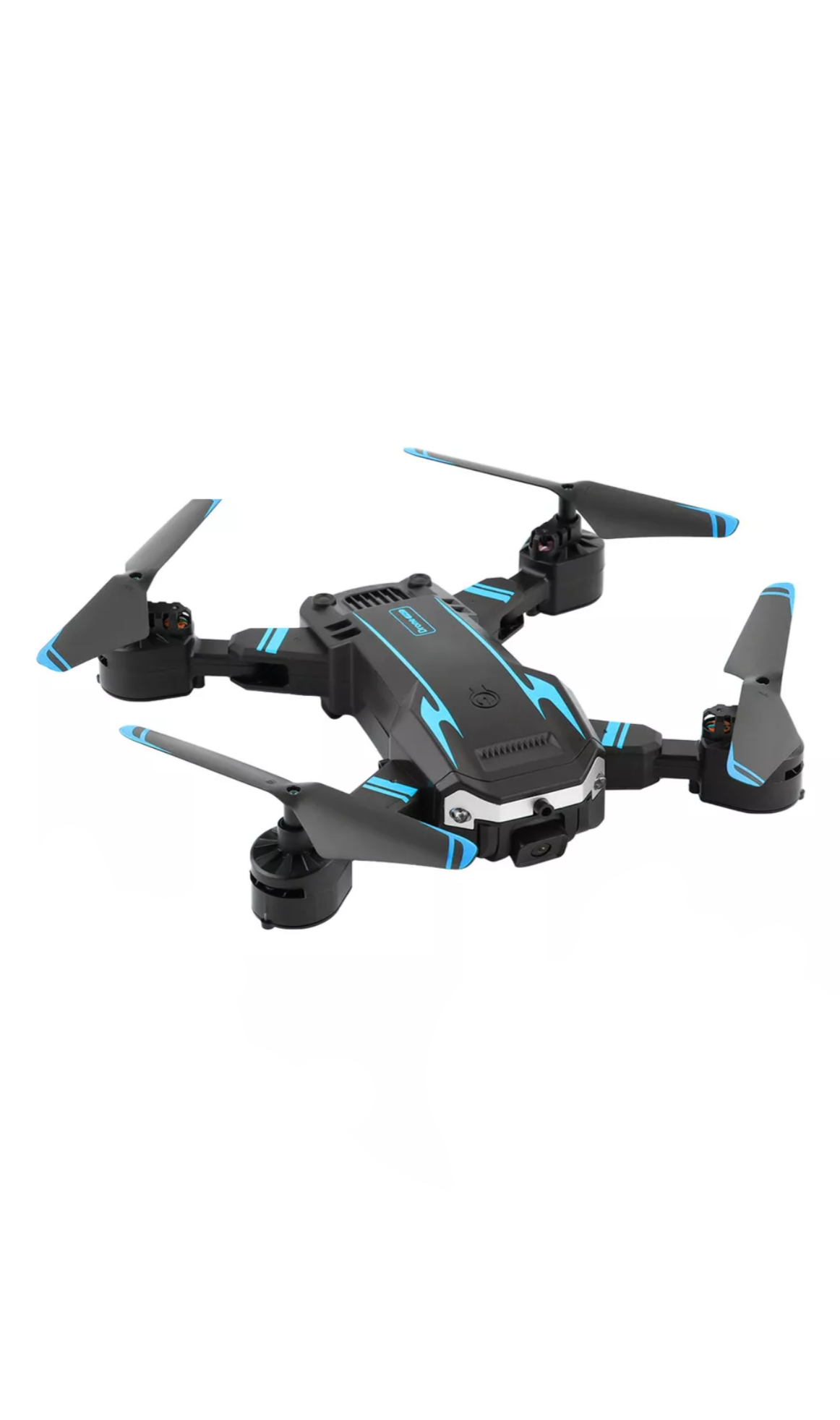 Drone Pieghevole con Doppia Fotocamera, WIFI FPV e GPS Completo di 3 Batterie