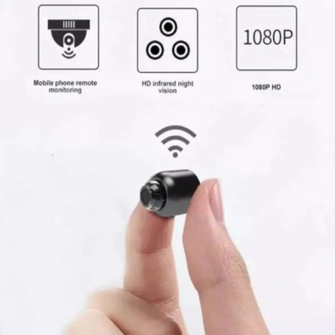 Mini Wireless Hidden Camera and Audio - Tiny Surveillance Mini Spy Cameras Wireless Nanny Monitoring MigliorPrezzi.com