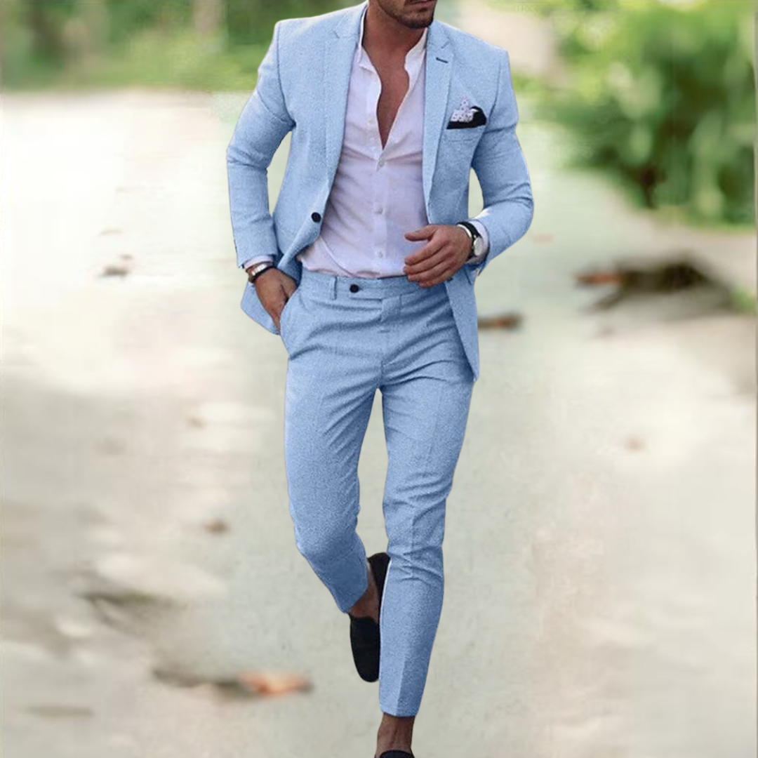 Abito Elegante in Lino Uomo™ | Stile Estivo e Raffinatezza Moderna