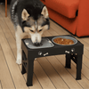 Ciotola per Cani 3 in 1 con Supporto Regolabile – Cibo, Acqua e Snack