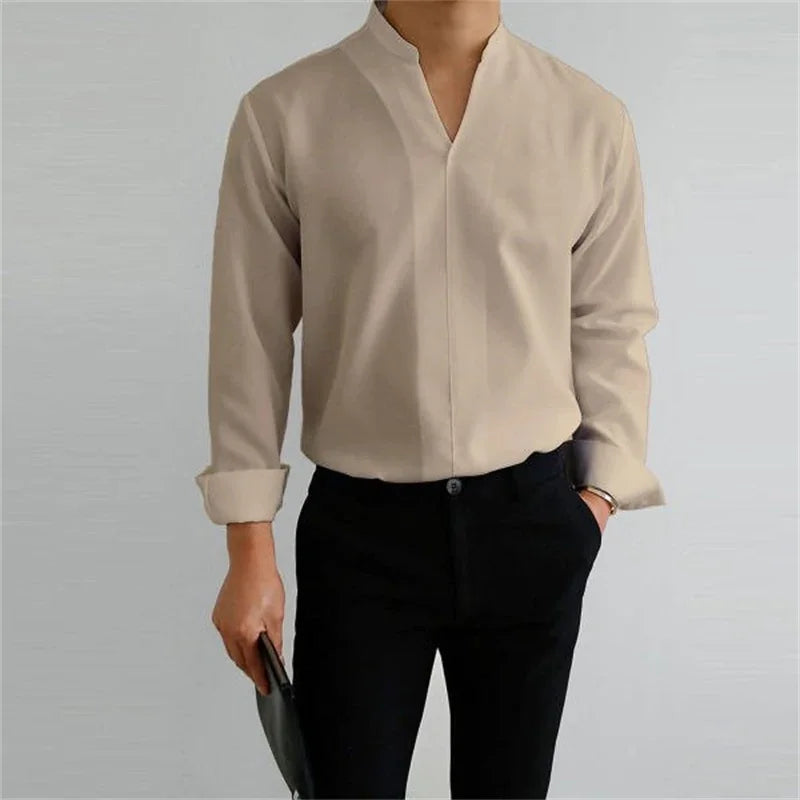 Camicia in Lino Uomo™ | Eleganza Casual e Comfort Garantito