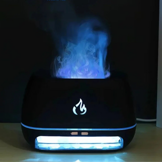 <tc>Flame Effect Aroma Diffuser with Relaxing LED Lights</tc>