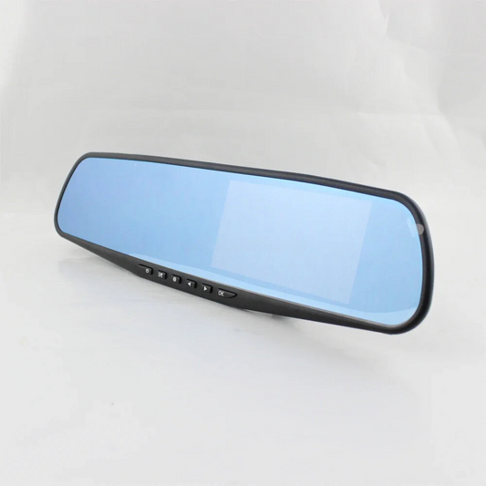 Specchietto Ultra Moderno 4,3” ™ | Doppia Telecamera Integrata per Sicurezza Totale in Auto