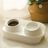 Ciotole Doppie Antiscivolo | Design Elegante per Cani e Gatti