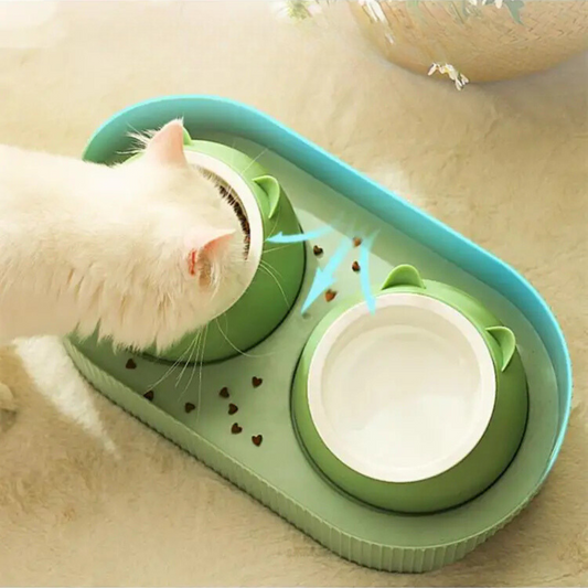 <tc>Non-Slip Dual Bowls™ | Elegant Design for Dogs &amp; Cats</tc>