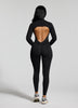 Catsuit Donna con Schiena Scoperta – Tuta Aderente per Pilates, Yoga e Fitness