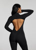 Catsuit Donna con Schiena Scoperta – Tuta Aderente per Pilates, Yoga e Fitness