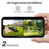 Set Telecamere Solari – Copertura 360° con AI