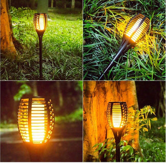 2 waterproof garden flame flame flame string torches