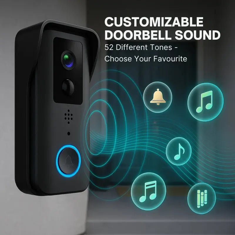 Wireless Smart Video Doorbell | No Subscription Needed | High-Definition Camera Doorbell MigliorPrezzi.com