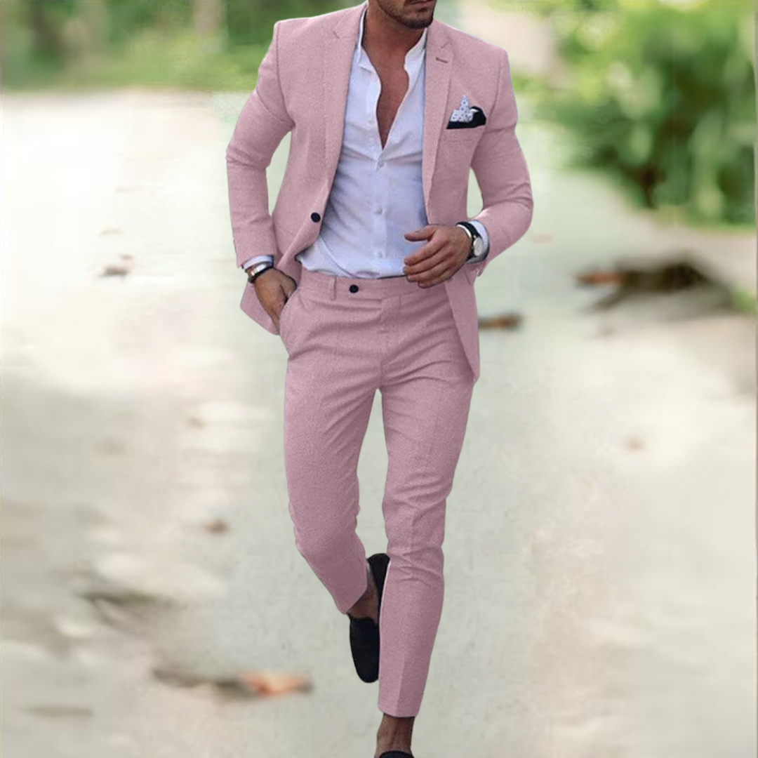 Abito Elegante in Lino Uomo™ | Stile Estivo e Raffinatezza Moderna