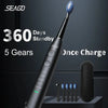 Spazzolino Elettrico Sonico Seago SG 575 Ricaricabile con 4 Testine di Ricambio MigliorPrezzi.com