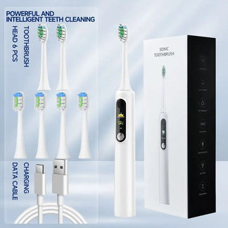 Spazzolino Elettrico Ultrasuoni con Sospensione Magnetica Ricaricabile e Impermeabile
