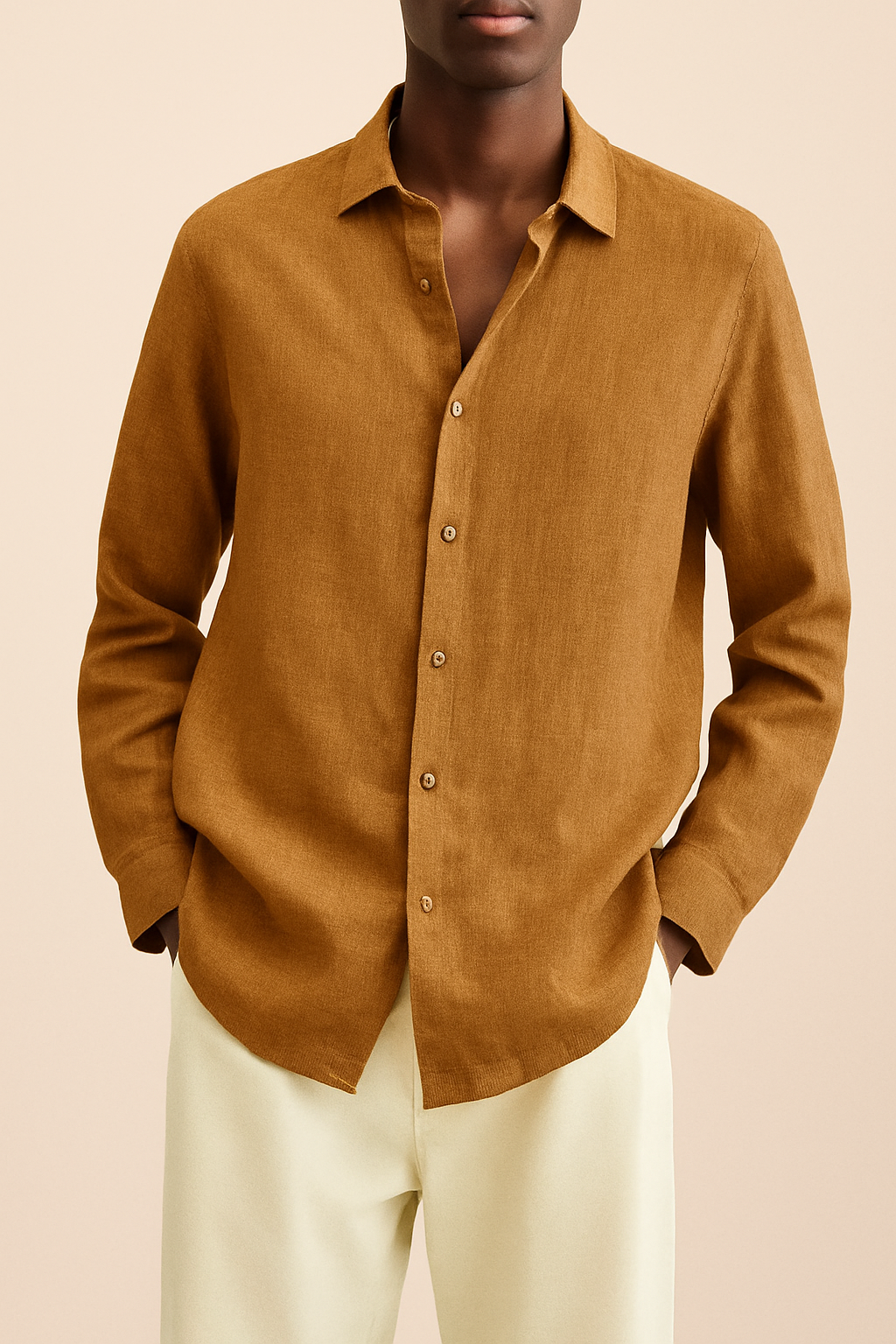Camicia Elegante in Lino Uomo™ | Freschezza Naturale e Stile Raffinato
