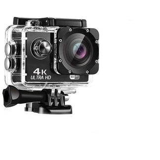 Action Camera Ultra HD 4K30fps con WiFi, Schermo da 2 Pollici, 170° e Impermeabile per Riprese Sportive
