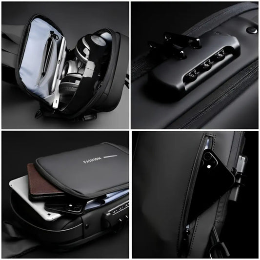 Aeroproof ™ | Waterproof anti -theft shoulder strap with USB charging