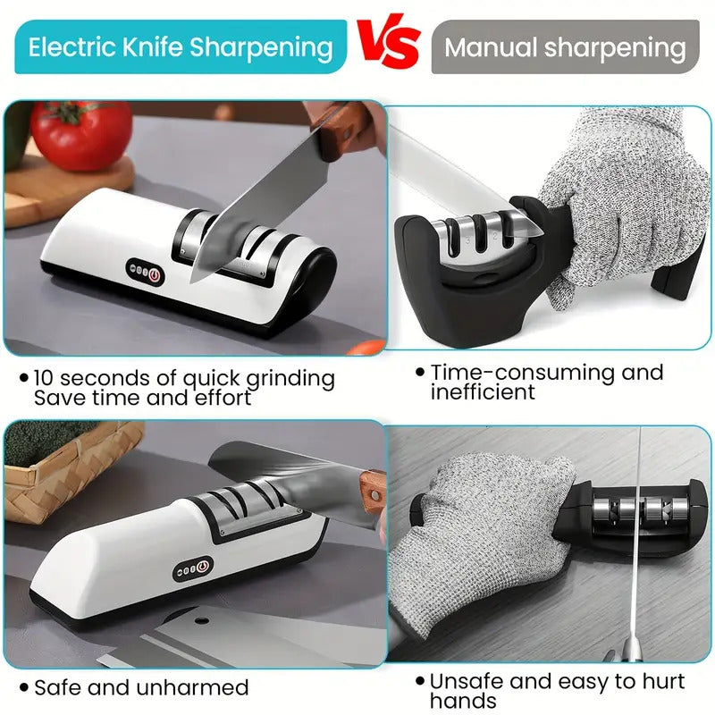 Electric sunlight for kitchen knives