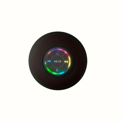 Altoparlante Impermeabile per Doccia a LED con Ventosa e Ricarica USB