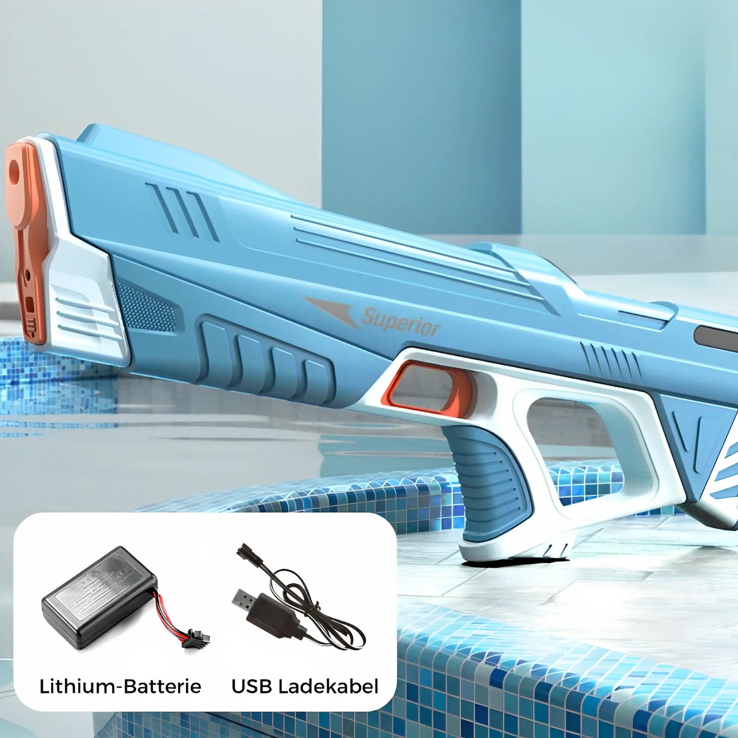 1.	AquaBlaster™ | Pistola ad Acqua Elettrica ad Alte Prestazioni