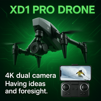 Drone 8k Dual Chamber with Glasses Augmented Reality in free