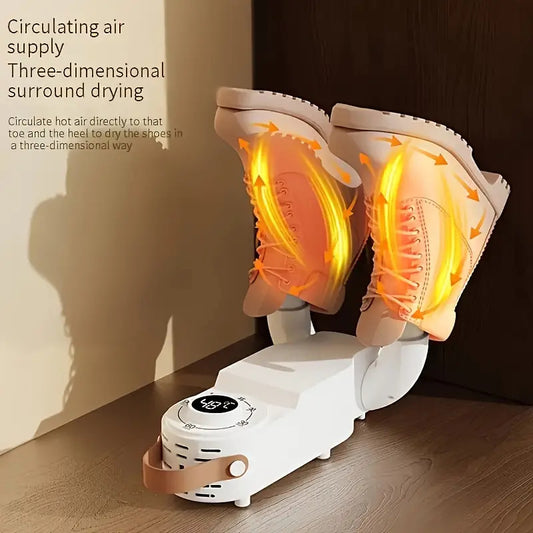 Portable dryer with timer and perfumer
