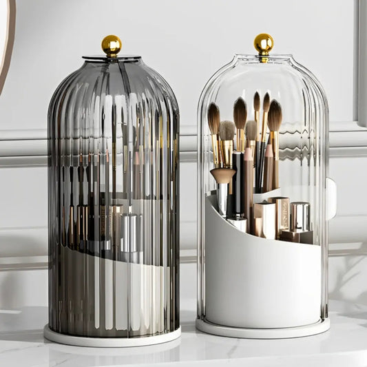 <tc>360° Makeup Organizer™ | Stylish Covered Storage for Cosmetics</tc>