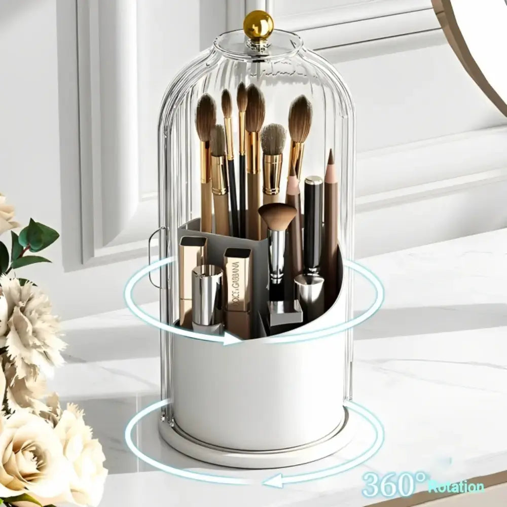 <tc>360° Makeup Organizer™ | Stylish Covered Storage for Cosmetics</tc>