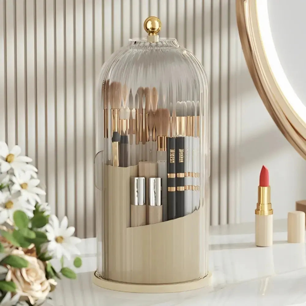 <tc>360° Makeup Organizer™ | Stylish Covered Storage for Cosmetics</tc>