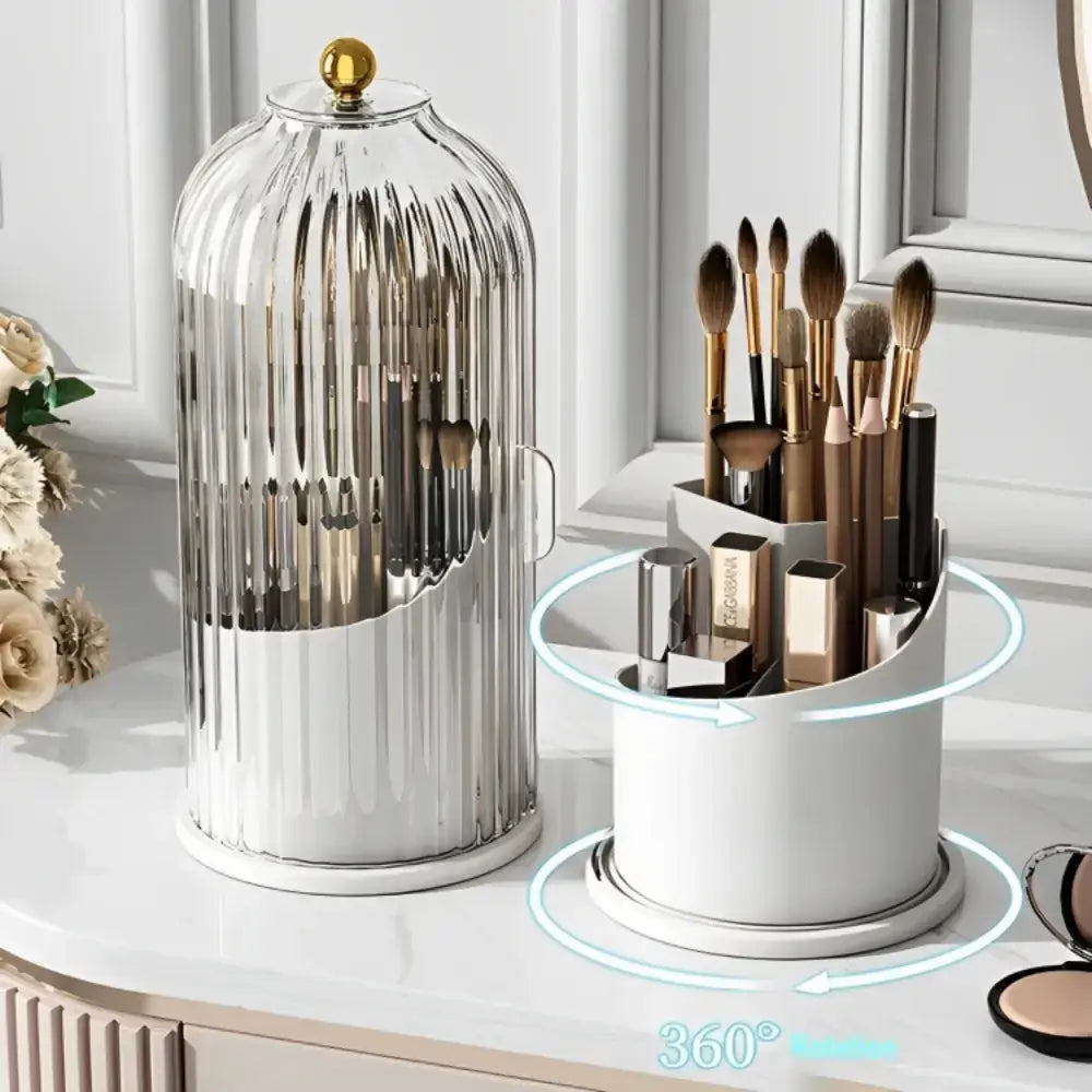 <tc>360° Makeup Organizer™ | Stylish Covered Storage for Cosmetics</tc>