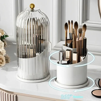 <tc>360° Makeup Organizer™ | Stylish Covered Storage for Cosmetics</tc>