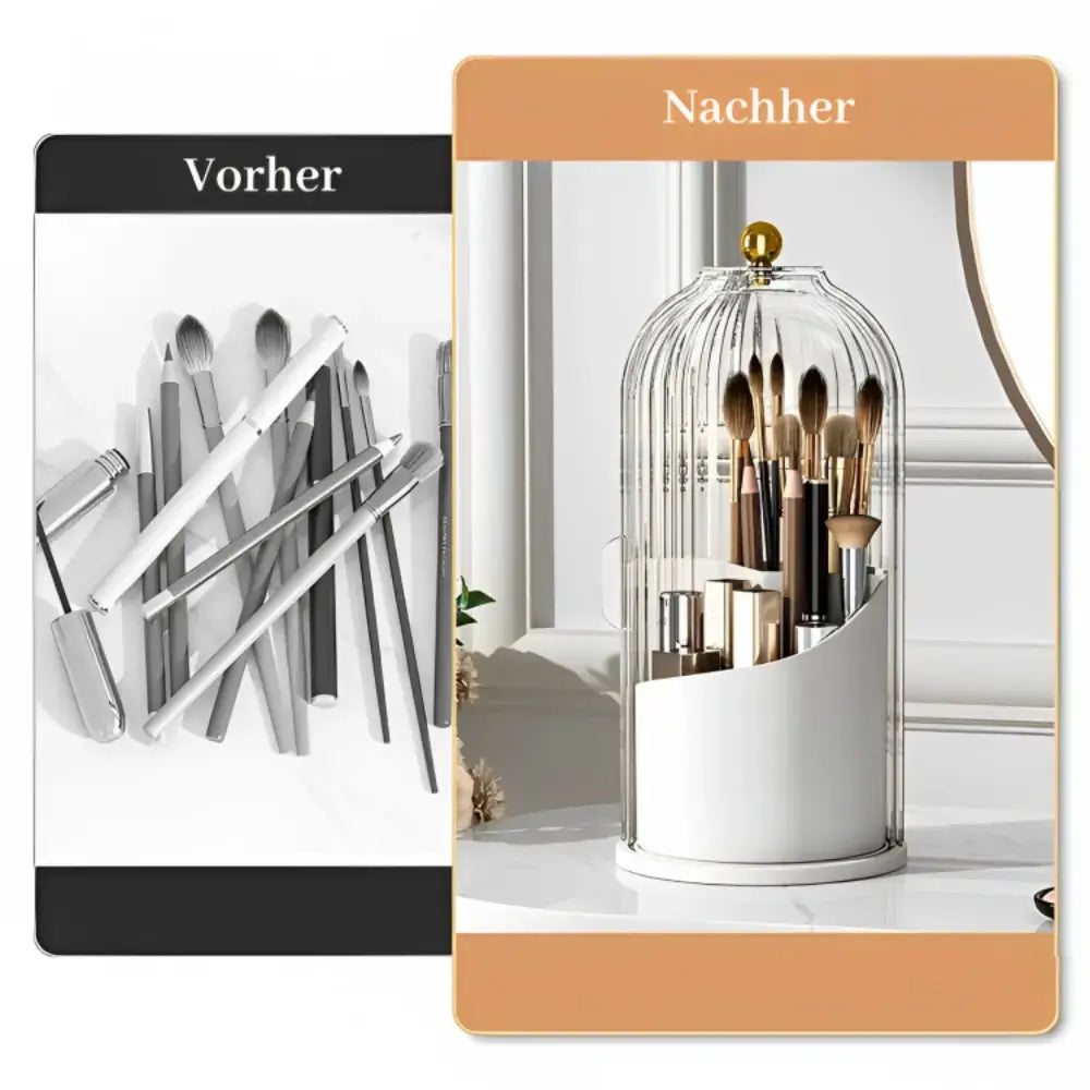<tc>360° Makeup Organizer™ | Stylish Covered Storage for Cosmetics</tc>