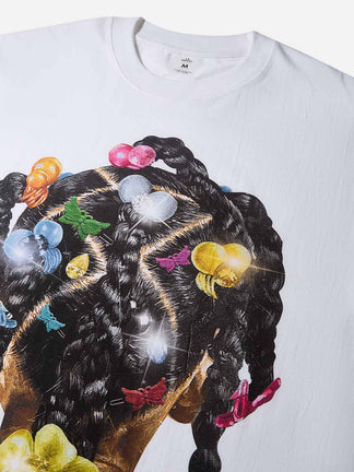BOUNCE BACK™ | Oversize Streetwear con Stampa Treccia