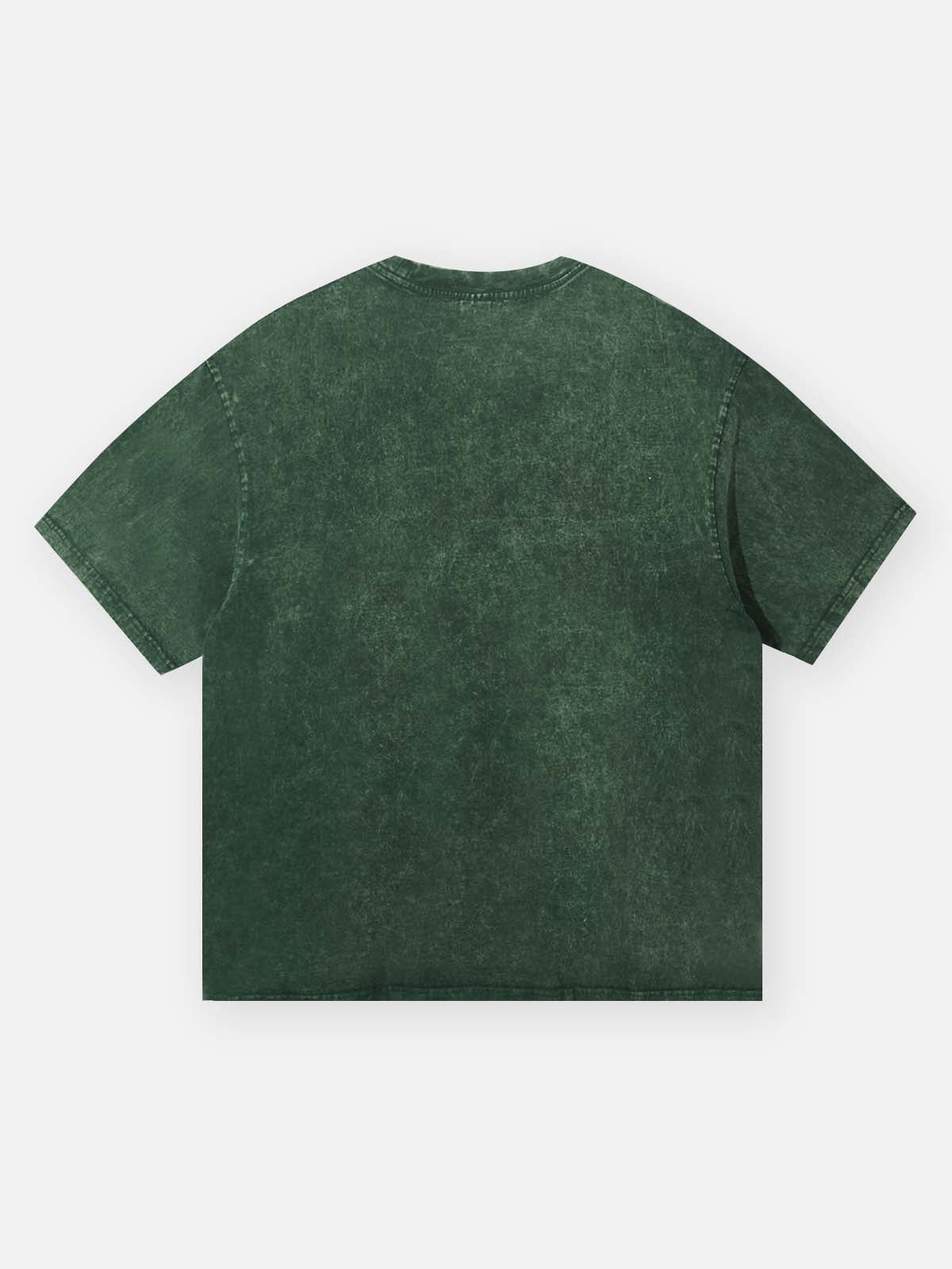 BOUNCE BACK™ | Maglia Oversize Verde con Stampa