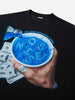 BOUNCE BACK| Maglia Boxy Fit Oversize con Stampa “Cheers to Money”