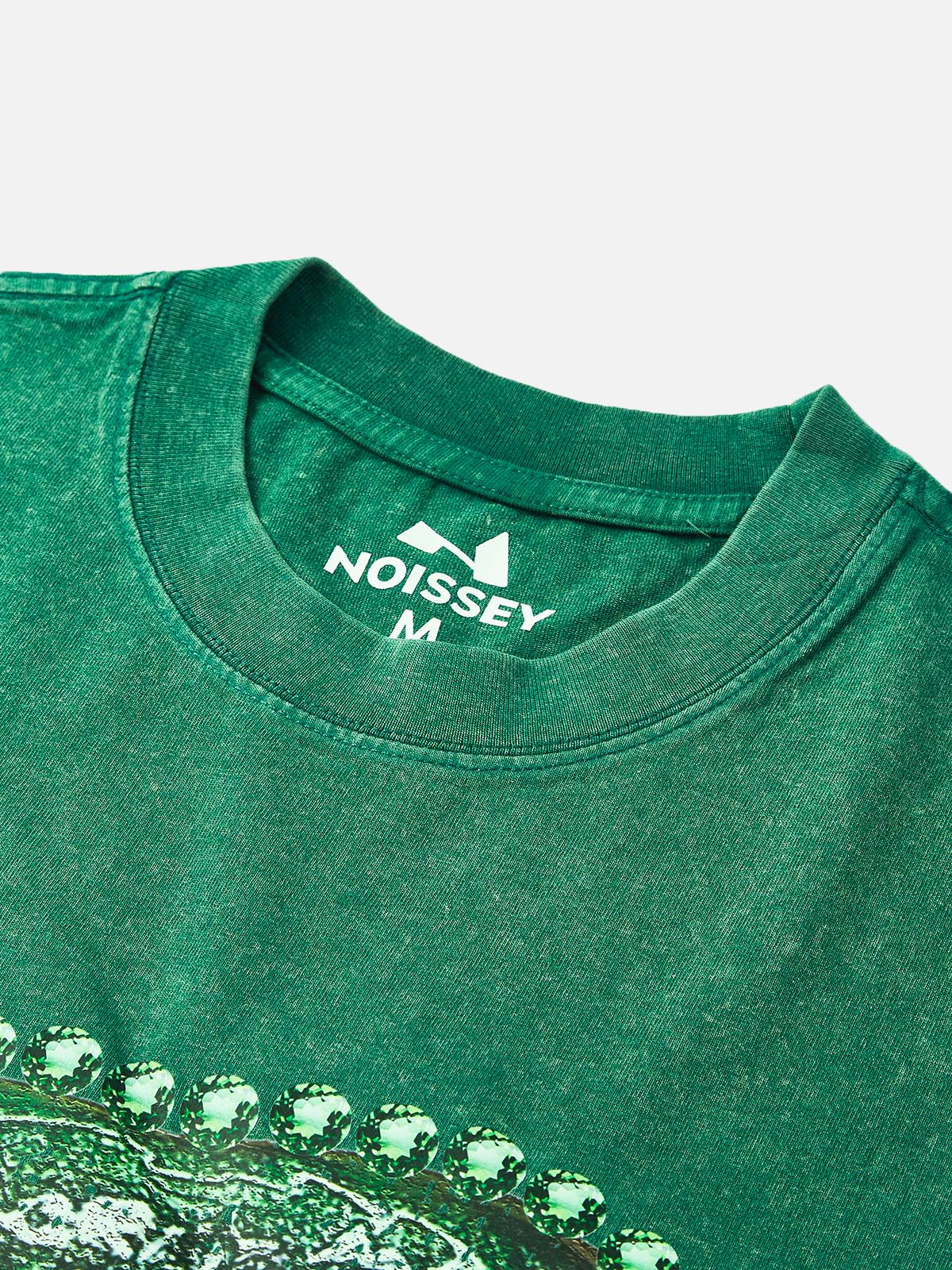 BOUNCE BACK™ | Maglia Verde Streetwear con Stampa Money Bite Iconica