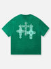 BOUNCE BACK | Maglia Verde Streetwear con Stampa Money Bite Iconica
