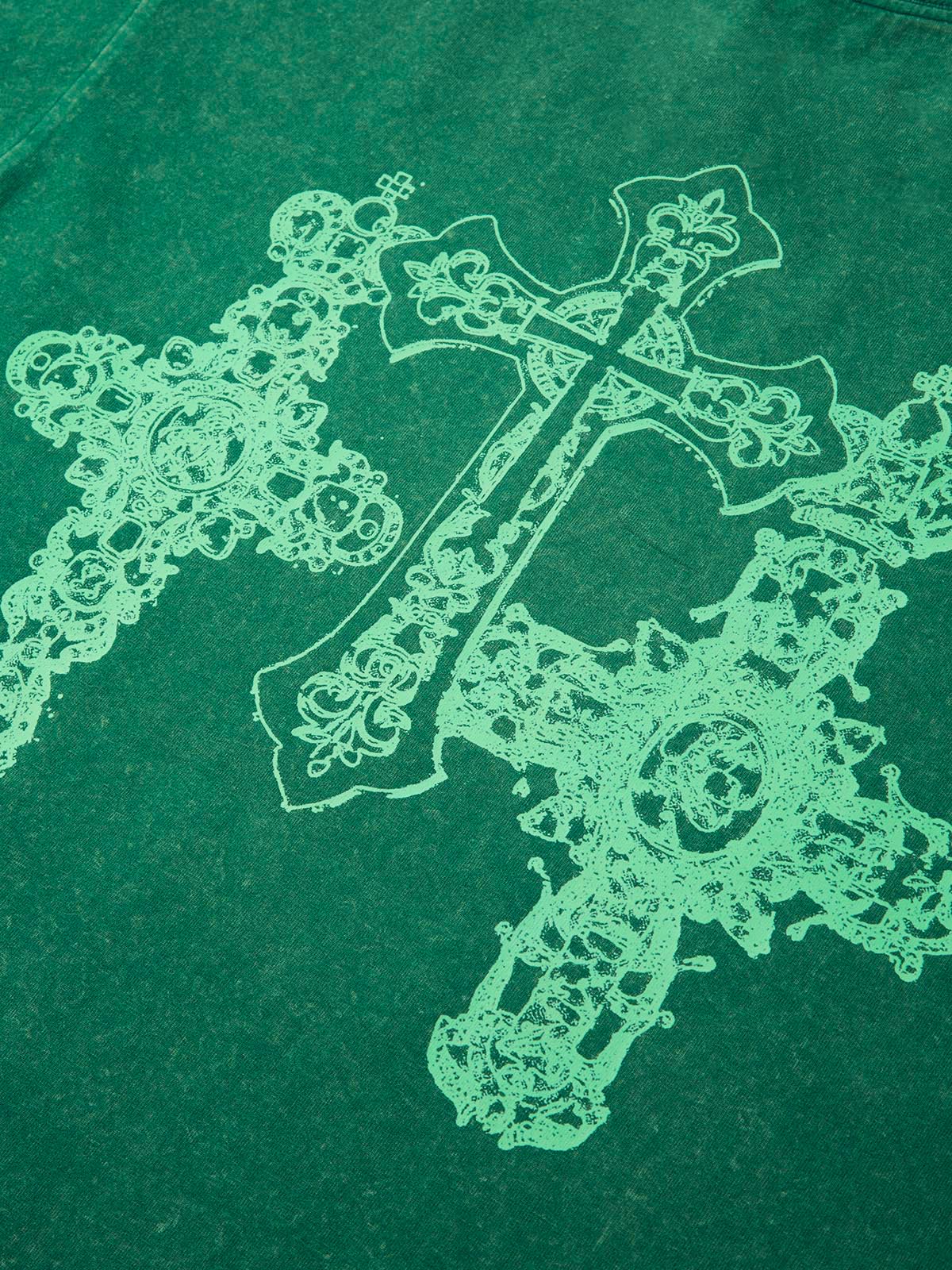BOUNCE BACK™ | Maglia Verde Streetwear con Stampa Money Bite Iconica