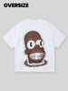 BOUNCE BACK| Maglia Oversize con Grafica Simpson e Sorriso Dente di Diamante