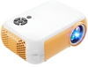 Mini 4K 1080p LED projector with HDMI for home cinema and smart TV