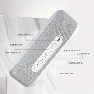 Wireless charger with alarm clock and thermometer for iPhone Samsung