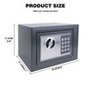 Cassaforte Elettronica Digitale 4,6L con PIN e Chiavi  Sicurezza per Denaro e Gioielli MigliorPrezzi.com