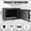 Cassaforte Ignifuga e Impermeabile Digitale 8,5L Sicurezza per Uffici e Casa MigliorPrezzi.com