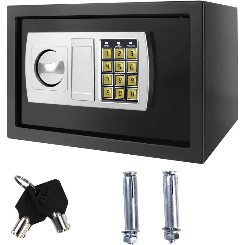 Cassaforte Ignifuga e Impermeabile Digitale 8,5L Sicurezza per Uffici e Casa