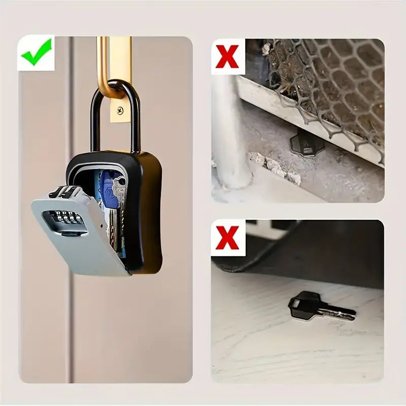 Cassaforte Impermeabile con Combinazione a 4 Cifre  Acciaio Inossidabile