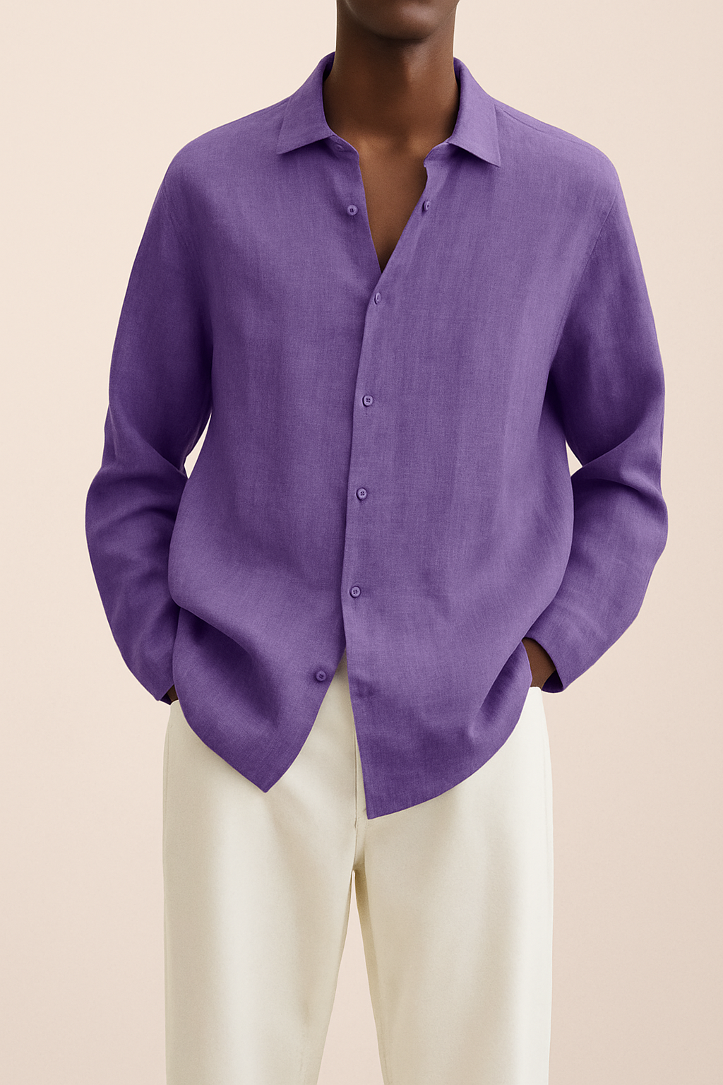 Camicia Elegante in Lino Uomo™ | Freschezza Naturale e Stile Raffinato