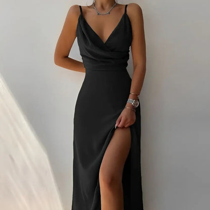 Sunset Dress™ | Abito Lungo Sfumato con Spacco Sexy e Spalline Sottili
