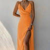 Sunset Dress™ | Abito Lungo Sfumato con Spacco Sexy e Spalline Sottili MigliorPrezzi.com